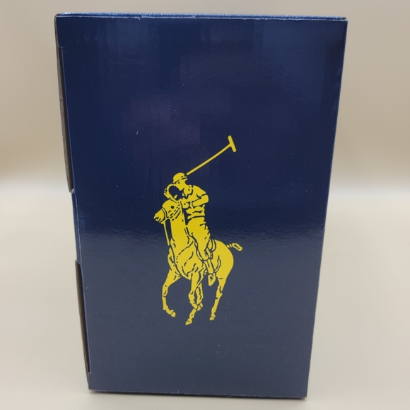 Polo Ralph Lauren Americana Polo Bear Slippers Memory Foam Black Size 10 New - Picture 12 of 13